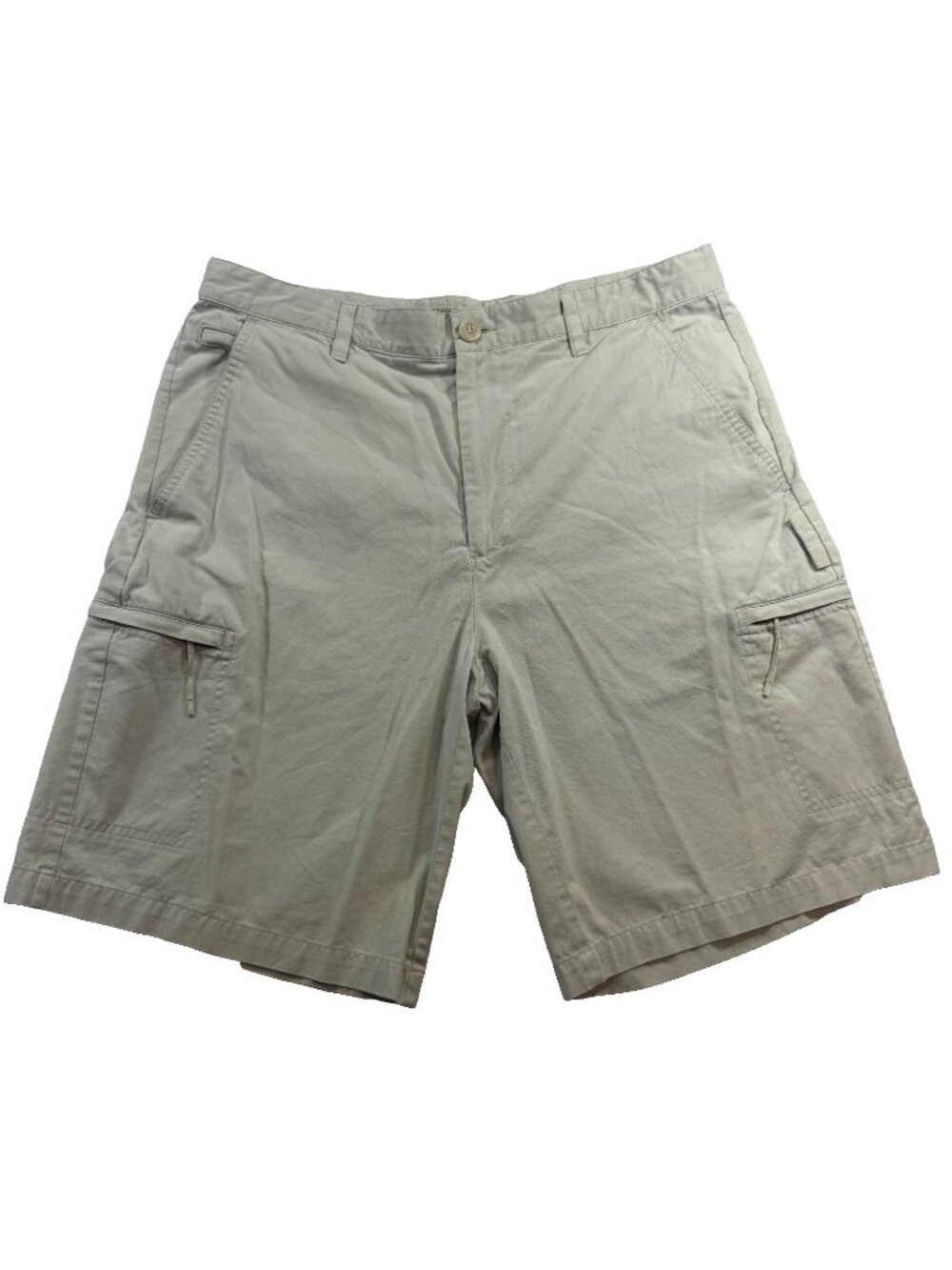 Tasso Elba Men's 36 Beige Golf Performance Cargo Shorts Lightweight Casual